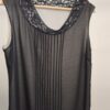 BLUSA smanicata ,collo pizzo -50%