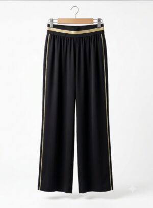Pantaloni riga oro -50%