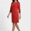 Vestito rosso dettaglio metallo -10%